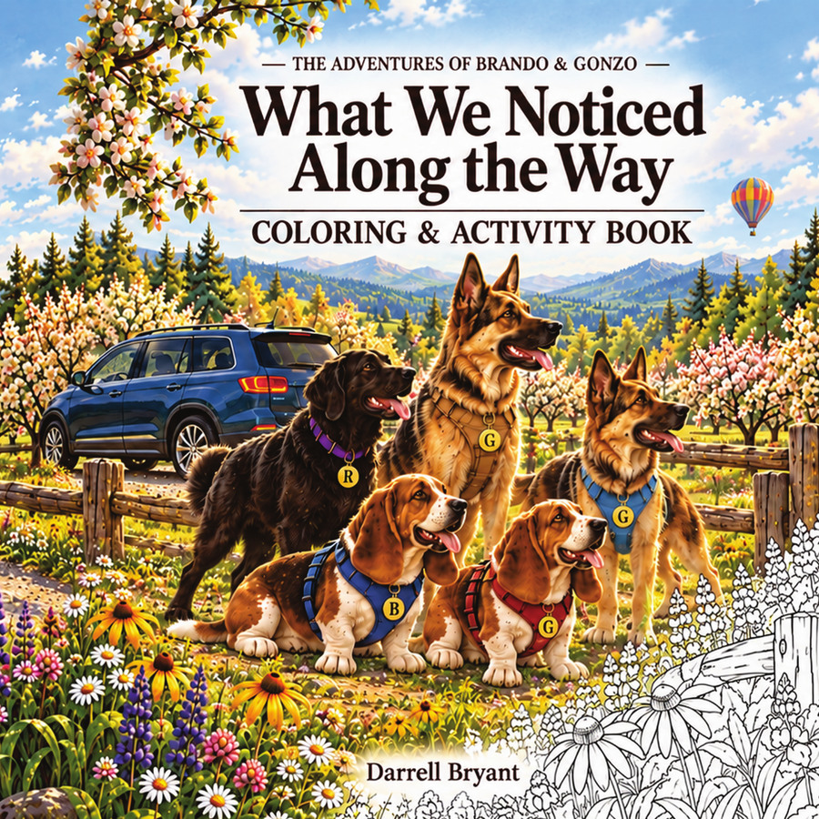 What We Noticed Along the Way Coloring and Activity Book cover
